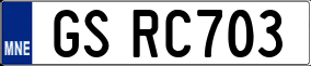 Truck License Plate